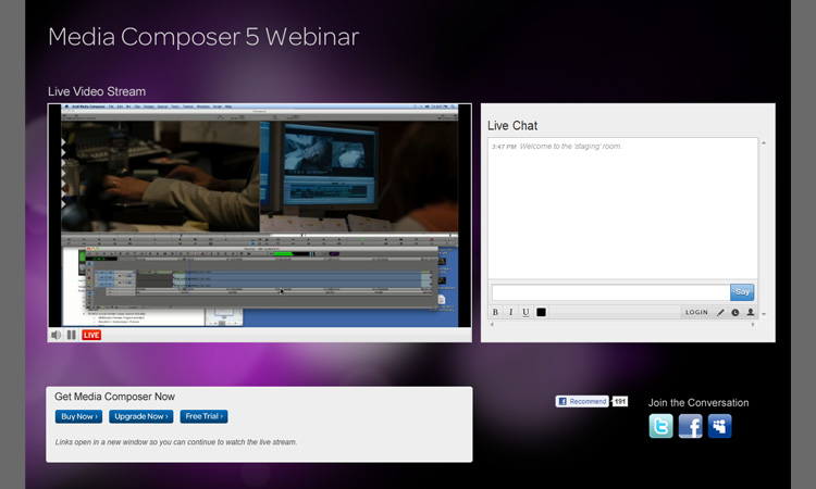 Web Design: Avid: Media Composer webinar